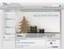 Tablet Screenshot of bl-office.de